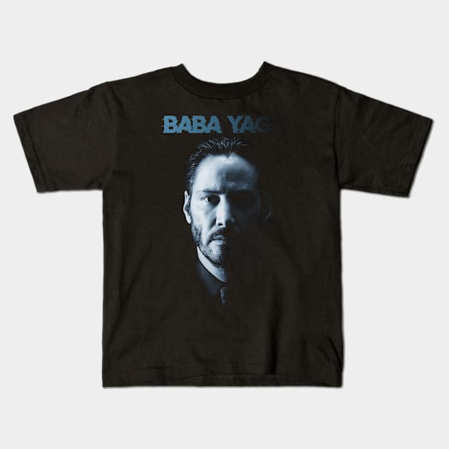 Baba Yaga From Shadow Kids T-Shirt by AquQira